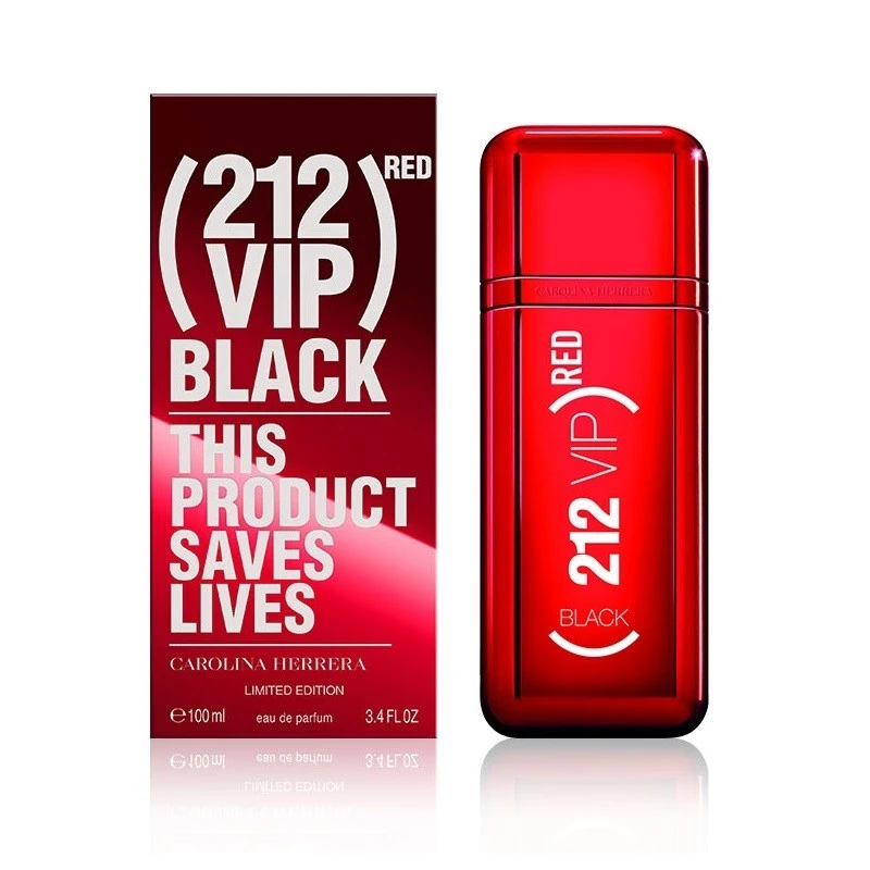 Carolina Herrera 212 VIP Black Red, Мъже EDP 100ml, Парфюмна вода за Мъже